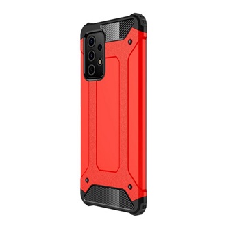Samsung A72 4G Gigapack Defender szilikon telefonvédő ütésállóság, fémhatás, PIROS