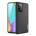 Samsung A72 5G DUX DUCIS FINO szilikon telefonvédő műanyag belső, rombusz, FEKETE