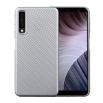 Samsung A7 (2018) Gigapack Szilikon telefonvédő karbon minta EZÜST