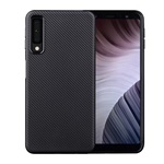 Samsung A7 (2018) Gigapack Szilikon telefonvédő karbon minta FEKETE