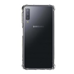 Samsung A7 (2018) Gigapack Szilikon telefonvédő ütésállóság, légpárnás sarok, ÁTLÁTSZÓ