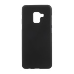 Samsung A8 Plus (2018) Gigapack Szilikon telefonvédő matt FEKETE