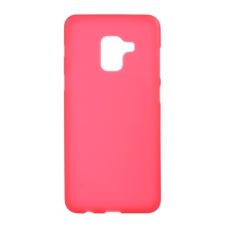 Samsung A8 Plus (2018) Gigapack Szilikon telefonvédő matt PIROS