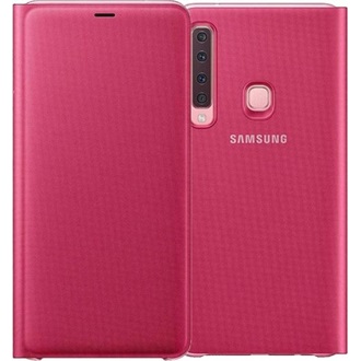 Samsung A9 (2018) SAMSUNG tok álló aktív FLIP, kártyazseb, RÓZSASZÍN