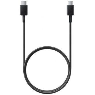 SAMSUNG adatkábel (Type-C - Type-C, gyorstöltő, 100cm) FEKETE (Gigapack csomagolás)