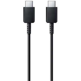 SAMSUNG adatkábel (Type-C - Type-C, gyorstöltő, 100cm) FEKETE (Gigapack csomagolás)