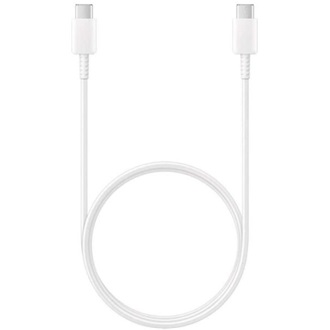 SAMSUNG adatkábel (Type-C - Type-C, EP-DA705BWEG, gyorstöltő, 100cm) FEHÉR (Gigapack csomagolás)