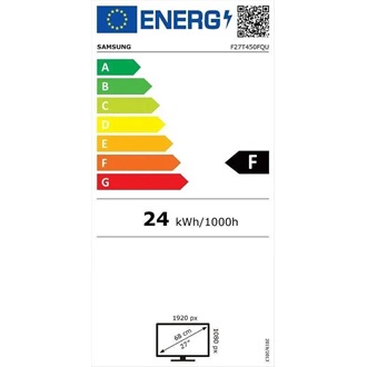 Samsung F27T45 27" IPS LED monitor fekete 75Hz FreeSync