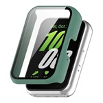 Samsung Fit 3 GIGAPACK Műanyag keret BUMPER, ütésállóság + kijelzővédő üveg, SÖTÉTZÖLD