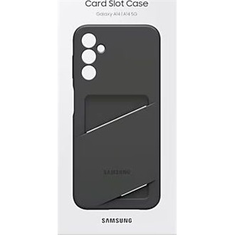 Samsung Galaxy A14 5G kártyatartós okostelefon tok fekete