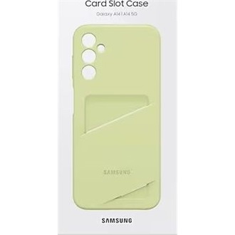 Samsung Galaxy A14 5G kártyatartós okostelefon tok zöld