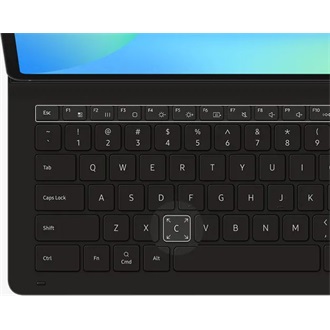 Samsung Galaxy Tab S10 FE+ tablet billentyűzet-tok fekete