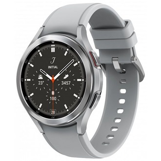 Samsung Galaxy Watch4 (46mm) Stainless Steel okosóra ezüst