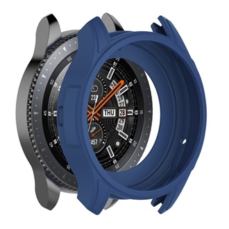 Samsung Gear S3 Frontier GIGAPACK Szilikon keret BUMPER, ütésálló, SÖTÉTKÉK