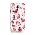 Samsung J3 (2016) Gigapack Szilikon telefonvédő rózsa FEHÉR