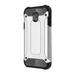 Samsung J3 (2017) Gigapack Defender szilikon telefonvédő ütésállóság, fémhatás, EZÜST