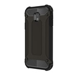 Samsung J3 (2017) Gigapack Defender szilikon telefonvédő ütésállóság, fémhatás, FEKETE