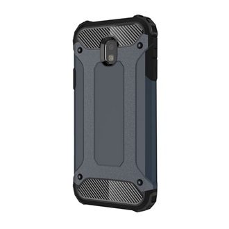 Samsung J3 (2017) Gigapack Defender szilikon telefonvédő ütésállóság, fémhatás, SÖTÉTKÉK