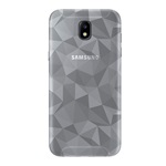 Samsung J3 (2017) Gigapack Szilikon telefonvédő 3D, gyémánt minta, ÁTLÁTSZÓ