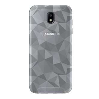Samsung J3 (2017) Gigapack Szilikon telefonvédő 3D, gyémánt minta, ÁTLÁTSZÓ