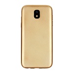 Samsung J3 (2017) Gigapack Szilikon telefonvédő karbon minta ARANY