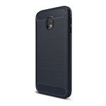 Samsung J3 (2017) Gigapack Szilikon telefonvédő ütésállóság, karbon minta, SÖTÉTKÉK