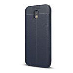 Samsung J3 (2017) Gigapack Szilikon telefonvédő ütésállóság, varrás minta, SÖTÉTKÉK