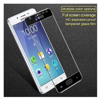 Samsung J3 (2017) IMAK képernyővédő üveg 2.5D, 9H, FEKETE