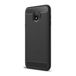 Samsung J4 (2018) Gigapack Szilikon telefonvédő ütésállóság, karbon minta, FEKETE