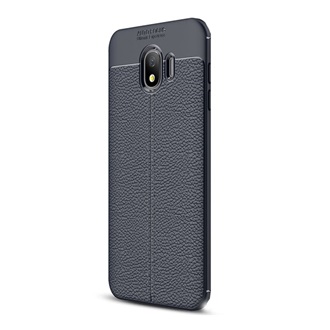 Samsung J4 (2018) Gigapack Szilikon telefonvédő ütésállóság, varrás minta, SÖTÉTKÉK