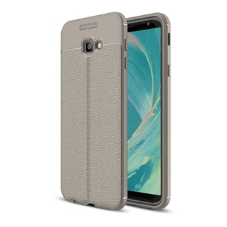 Samsung J4 Plus Gigapack szilikon telefonvédő ütésállóság, varrás minta, SZÜRKE