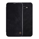 Samsung J4 Plus NILLKIN QIN tok álló, bőr hatású FLIP, kártyazseb, FEKETE