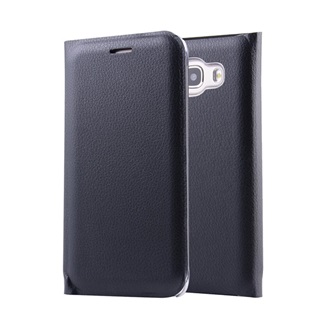 Samsung J5 (2016) Gigapack Tok álló, bőr hatású FLIP, oldalra nyíló, FEKETE