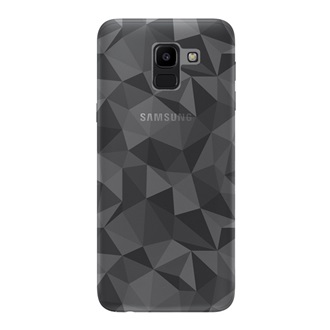 Samsung J6 (2018) Gigapack Szilikon telefonvédő 3D, gyémánt minta, ÁTLÁTSZÓ