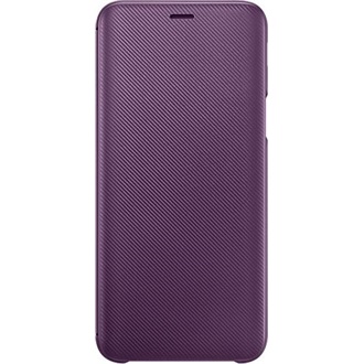 Samsung J6 (2018) SAMSUNG tok álló aktív FLIP, karbon minta, LILA