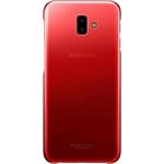 Samsung J6 Plus SAMSUNG műanyag telefonvédő színátmenet PIROS