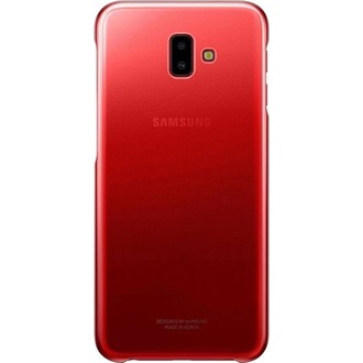 Samsung J6 Plus SAMSUNG műanyag telefonvédő színátmenet PIROS