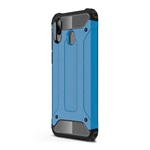 Samsung M20 Gigapack Defender szilikon telefonvédő ütésállóság, fémhatás, VILÁGOSKÉK