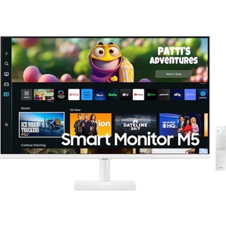 Samsung M5 LS27FM501EUXDU 27" IPS LED smart monitor fehér