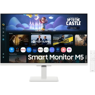 Samsung M5 LS32FM501EUXDU 32" VA LED smart monitor fehér