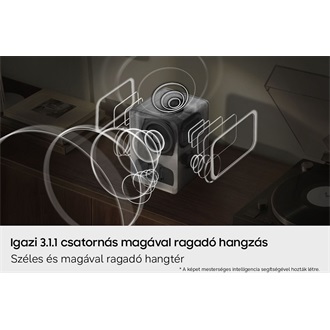 Samsung Music Studio 7 LS70H smart home 3.1.1 hangszóró fekete
