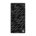 Samsung Note 10 NILLKIN TWINKLE szilikon telefonvédő ütésállóság, csillogó, FEKETE