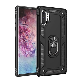 Samsung Note 10 Plus 5G GIGAPACK Defender szilikon telefonvédő ütésállóság, mágneses, FEKETE