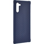 Samsung Note 10 ROAR CARBON ARMOR szilikon telefonvédő ütésállóság, karbon minta, SÖTÉTKÉK