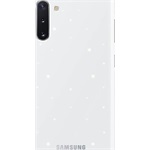 Samsung Note 10 SAMSUNG műanyag telefonvédő ultravékony, LED világítás, FEHÉR