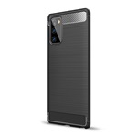 Samsung Note 20 5G Gigapack Szilikon telefonvédő ütésállóság, karbon minta, FEKETE