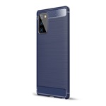 Samsung Note 20 5G Gigapack Szilikon telefonvédő ütésállóság, karbon minta, SÖTÉTKÉK