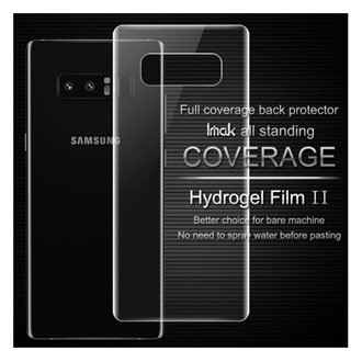 Samsung Note 8 IMAK hátlapvédő fólia full screen, ultravékony, átlátszó
