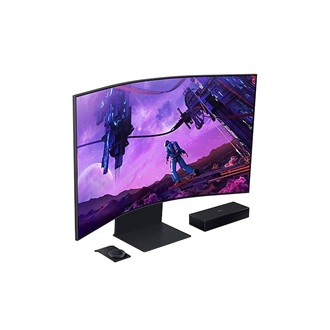 Samsung Odyssey Ark G97NC 55" ívelt Quantum Dot VA MiniLED gaming monitor fekete 165Hz FreeSync Premium Pro