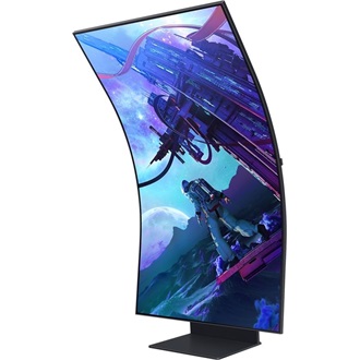 Samsung Odyssey Ark G97NC 55" ívelt Quantum Dot VA MiniLED gaming monitor fekete 165Hz FreeSync Premium Pro